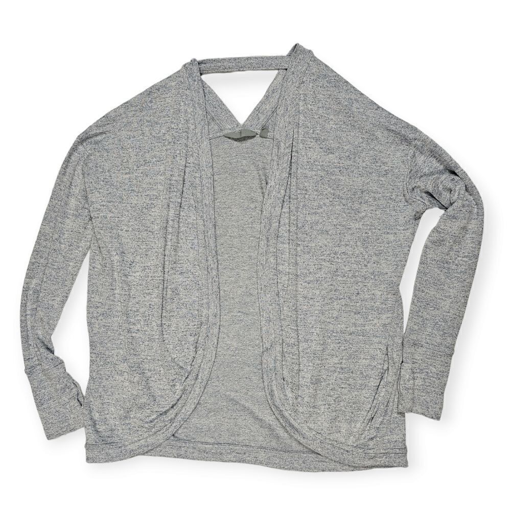 Athleta Grey Long Sleeve‎ Pullover Cardigan Women's Size Medium